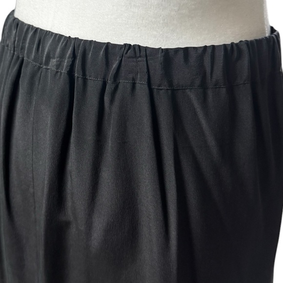 Vintage ARGENTI womens 8 100% Silk Maxi Opera Length Skirt Hong Kong Walk-Slit - Picture 6 of 11